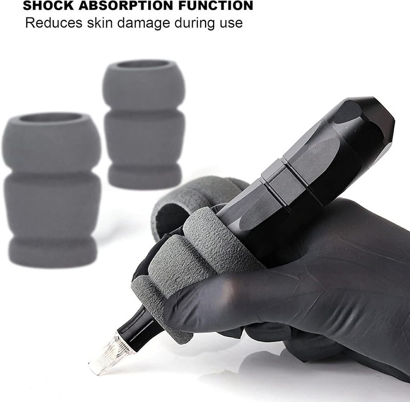 woobles 10pcs Tattoo Grip Cover, Memory Foam Tattoo Grip Holder Cover, Tattoo Tubes Grips Tattoo Supplies Tattoo Pen Machine Grip Cover Set Accessories (31 mm) - Image 3